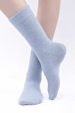 Mısırlı Kadın Koyun Yünü Tekli Mavi Soket Çorap M 75002 M
