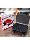 İtimat 1062-1070 Kırmızı 1800 W Granit Tost Makinesi