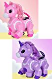 Canem Unicorn Dancing Robot Sesli Müzikli Işıklı Hareketli Saçlı Unicorn