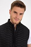 Pierre Cardin  Siyah Standart Fit Yelek