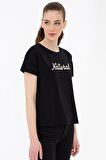 Sıyah Kadın T-Shirt G022SZ011.000.1320910