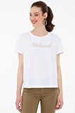 Beyaz Kadın T-Shirt G022SZ011.000.1320910