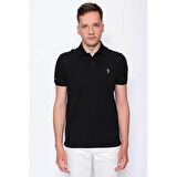 U.S. Polo Assn. Erkek Polo Yaka T-Shirt 6141350446 Siyah