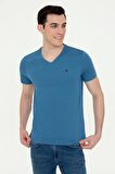 Erkek Indigo T-Shirt G021Gl011.000.1431750