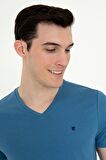 Erkek Indigo T-Shirt G021Gl011.000.1431750