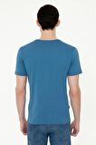Erkek Indigo T-Shirt G021Gl011.000.1431750