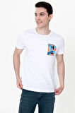 Erkek Beyaz T-Shirt G021Sz011.000.1369872