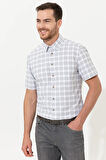 Gri Erkek Gomlek Kisakol G021SZ004.000.1369626.VR024