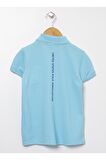 Baskılı Yeşil Erkek Çocuk Polo T-shirt Yesel Vr093