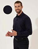 Slim Fit Armürlü Gömlek