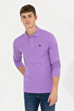 Erkek Sweatshirt Polo Yaka Regular %100 Pamuk