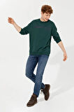 Yeşil Erkek Sweatshirt