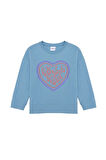 Mavi Kız Çocuk Sweatshirt