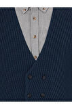 Erkek Slim Fit Triko Yelek