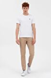 . Slim Fit Camel Erkek Pantolon 1600040