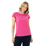 Kadın Basic Bisiklet Yaka Tişört 