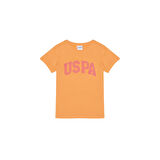 Kız Çocuk  Bisiklet Yaka Basic Tişört