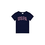 Kız Çocuk  Bisiklet Yaka Basic Tişört