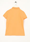 U.S. Polo Assn. Turuncu Kız Çocuk Polo Yaka Kısa Kollu Düz Polo T-Shirt TP01-IY023
