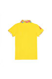 Kız Çocuk Sarı Basic Polo Yaka Tişört 50265667-VR094