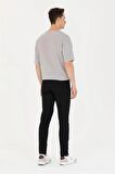 G081GL078 1577209 Carlos23Y Us Polo Assn  Erkek Kanvas Pantolon Siyah