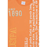 Çocuk Turuncu Bisiklet Yaka Tişört 50265393