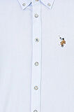 . Erkek Slim Fit Pamuklu Gömlek 1571695 Açık Mavi