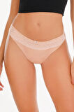 Kadın Lazer Kesim Dantelli Slip Külot 3'lü Paket Set - Kts3101