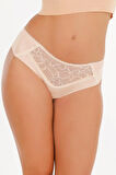Kadın Lazer Kesim Dantel Detaylı Slip Külot 3'lü Paket Set - Kts3100