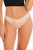 Kadın Lazer Kesim Dantelli Slip Külot 3'lü Paket Set - Kts3101