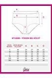 Kadın Fitilli Yüksek Bel 7'li Külot Set - Kts3080