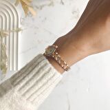 Melia Rose Kordon Beyaz Kadran Kadın Kol Saati