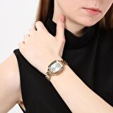 Elanor Roma Rakam Gümüş Kadran Gold Kordon Kadın Kol Saati