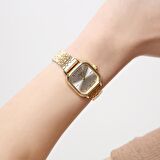 Melian Gümüş Kadran Gold Kordon Kadın Kol Saati