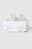 Organik Pamuk Organizer Sepet Bebek Paw 25x16 cm.