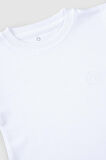 Organik Pamuk Bebek Tişört Beyaz