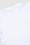 Organik Pamuk Bebek Tişört Beyaz