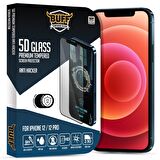 Buff iPhone 12/12 Pro 5D Glass Anti Hacker Ekran Koruyucu