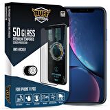 Buff iPhone 11 Pro 5D Glass Anti Hacker Ekran Koruyucu