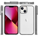 Buff iPhone 13 Air Hybrid Kılıf Smoke Black