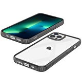 Buff iPhone 13 Pro Max Air Hybrid Kılıf Smoke Black
