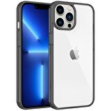 Buff iPhone 13 Pro Air Hybrid Kılıf Smoke Black