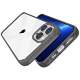 Buff iPhone 13 Pro Air Hybrid Kılıf Smoke Black