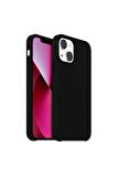 Buff Apple iPhone 13 Rubber Fit Kilif Siyah