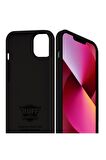 Buff Apple iPhone 13 Rubber Fit Kilif Siyah