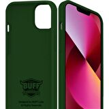 Buff Apple iPhone 13 Rubber Fit Kilif Yeşil