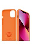 Iphone 13 Rubber Fit Kilif Turuncu