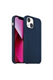 Iphone 13 Rubber Fit Kilif Lacivert