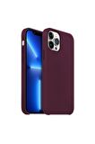 Buff Apple iPhone 13 Pro Rubber Fit Kılıf Mor