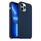 Buff iPhone 13 Pro Rubber Fit Kılıf Navy Blue